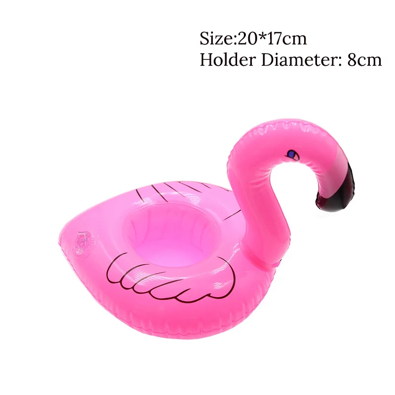 1pcs Cup Holder Гавайи участник Luau Розовый фламинго декоративная бумага для вечеринок Салфетка под тарелку кружку День рождения летняя Гавайская Гавайский вечерние поставки - Цвет: 1pcs Cup Holder