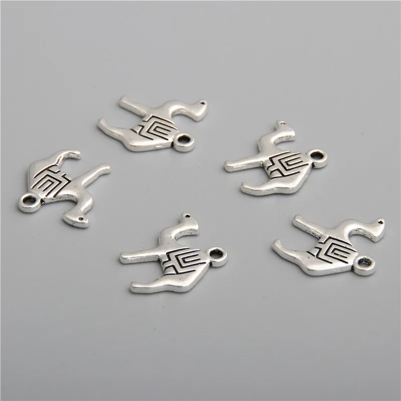 15 шт серебряный цвет Подвески верблюд подвески из цинкового сплава