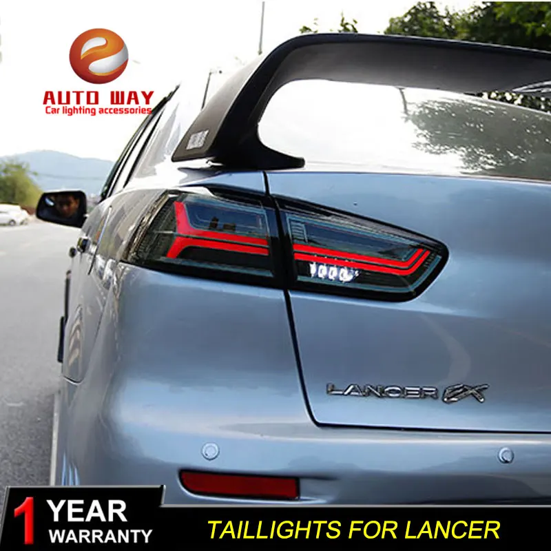 Автомобильный Стильный чехол для Mitsubishi Lancer 2009- задние фонари задний фонарь светодиодный задний фонарь DRL+ сигнал поворота+ тормоз+ задний фонарь