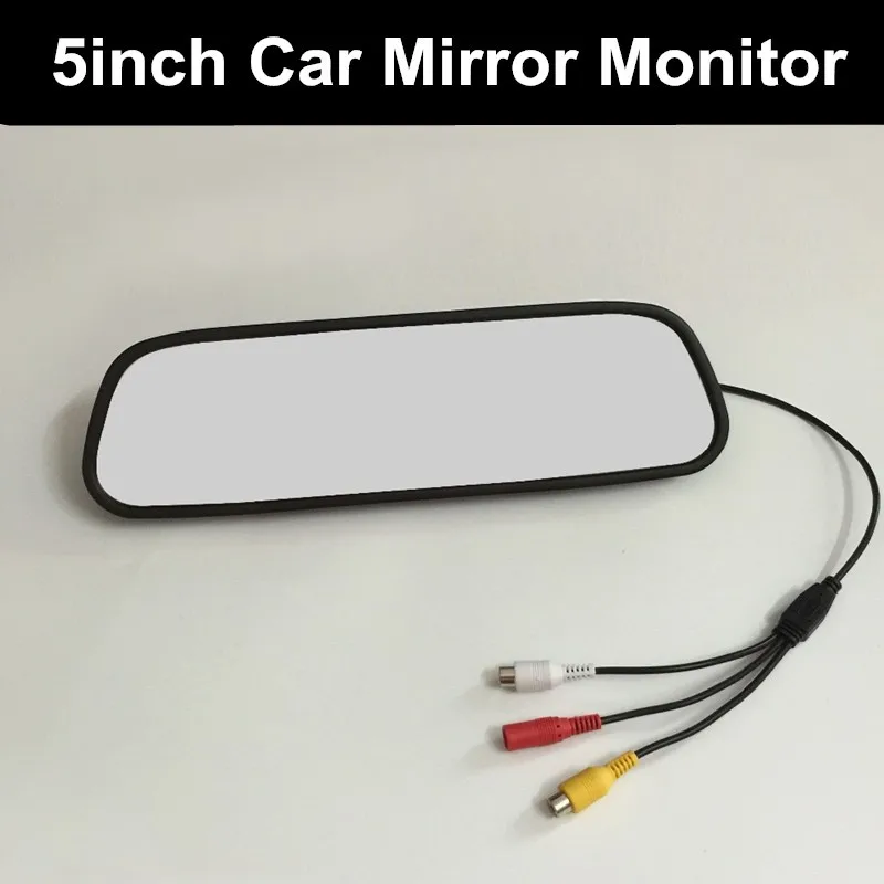 HD CCD Ночное Видение заднего вида резервного копирования парк Камера + 5 дюймов