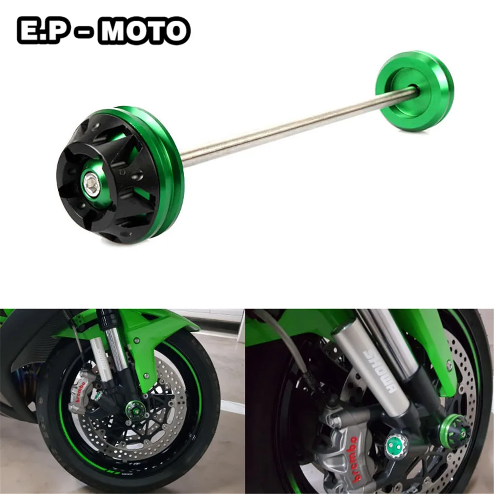 Для мотоцикла Kawasaki Ninja 650 2017 2019 Z650 Z900 передняя ось вилка колеса протектор Краш