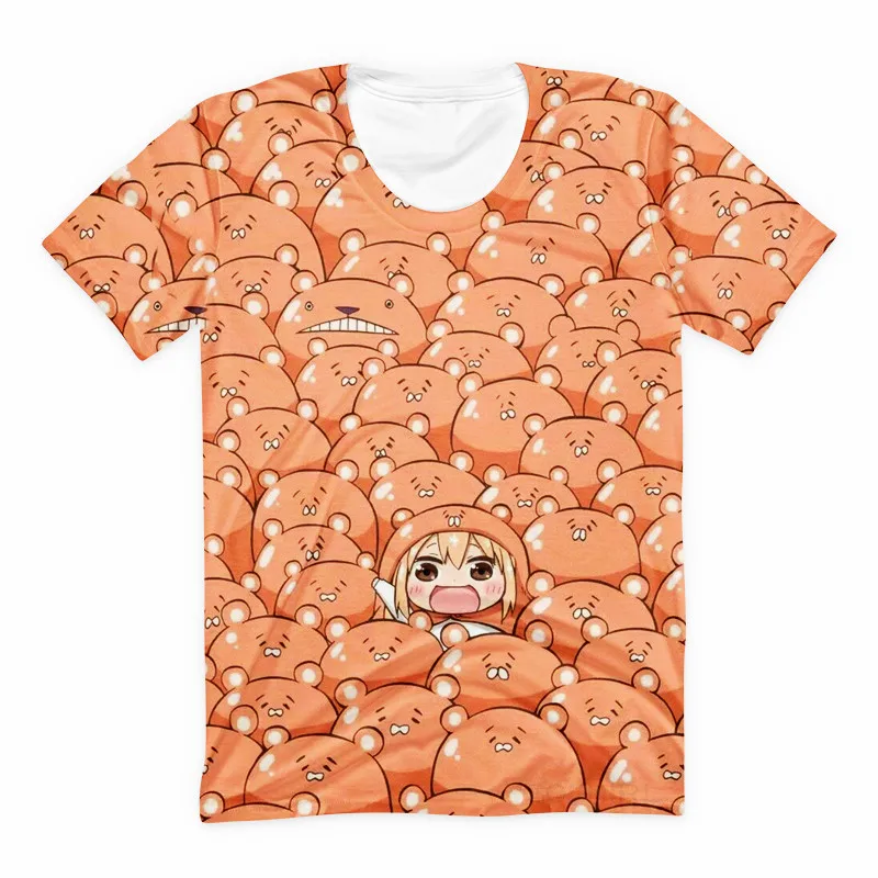 SOSHIRL Kawaii аниме девушка друг футболка химото Умару-Чан уличная одежда
