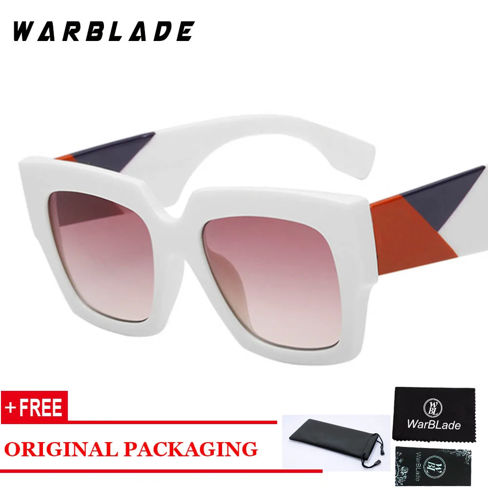 Женские и мужские солнцезащитные очки градиентные унисекс UV400 WARBLADE новинка
