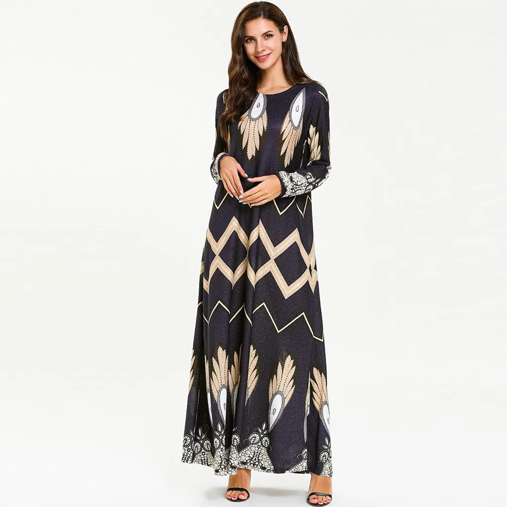 Мусульманское платье 2019 женщин Абая Дубай мусульманские турецкие Ислам молитва