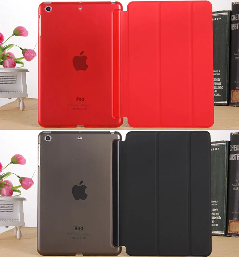 Кожаный мягкий чехол для Apple iPad Mini 1 2 3 противоударный ударопрочный пылезащитный чехол для iPad ультра тонкий умный флип-чехол