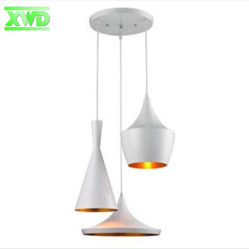 Современный подвесной алюминиевый светильник E27 в виде музыкального инструмента