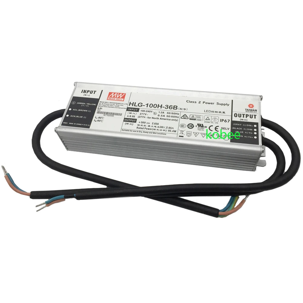Meanwell Водонепроницаемый Светодиодный драйвер для CREE CXB3590 36 В с регулируемой