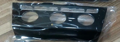 Manual air panel Для Volkswagen VW Passat B8 CD пластин декоративная рамка для Центральной приборной панели пластин фортепиано Краски черный - Название цвета: Manual air panel
