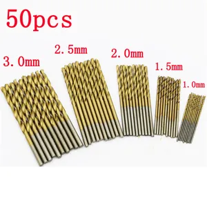 Набор быстрорежущих Сверл с титановым покрытием, 50 шт., деревообрабатывающий инструмент для дерева 11, 52, 53 мм для металла