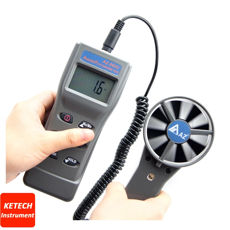 

Handheld Anemometer Air Flow Meter AZ8911