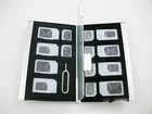 Алюминиевый чехол для 8 мини + 6 микрофонов SIM-карты памяти чехол для камеры micro SIM nano Противоударная камера водонепроницаемый держатель для хранения