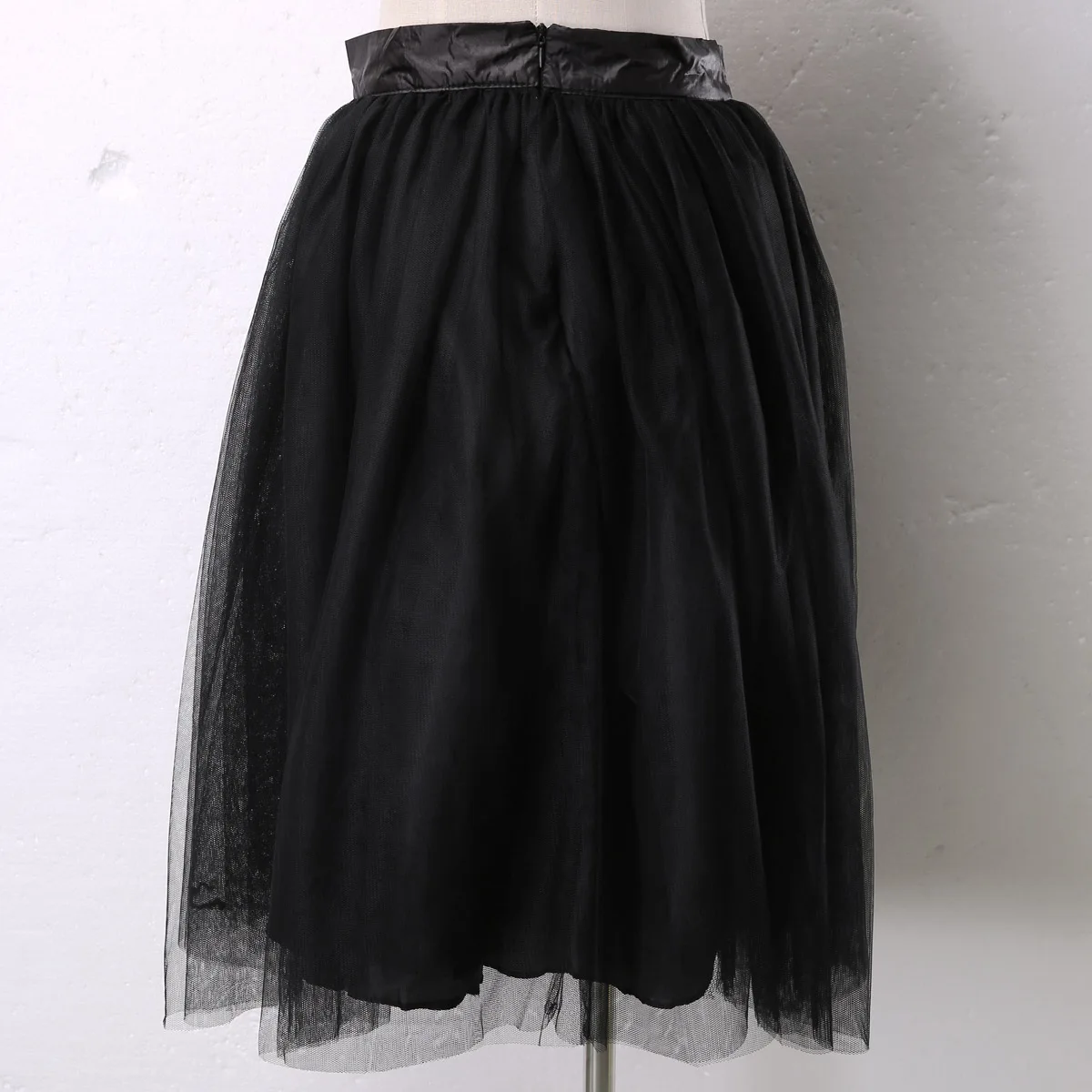 

Fashion Women Clothing High Waist Tulle Ball Gown Skirts Midi Swing Knee length Skirts 2017 Summer Girls Sweet Clothes