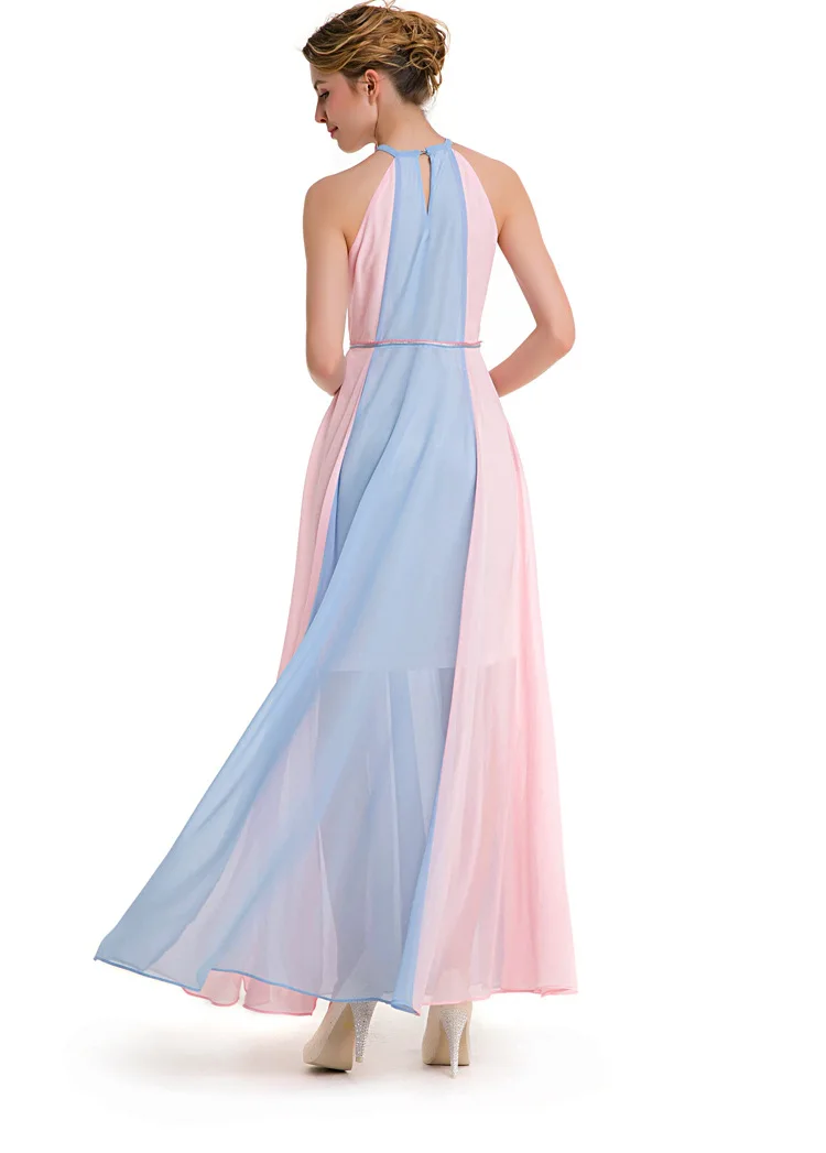 Женское шифоновое платье облегающее большого размера до щиколотки 2019 | Женская