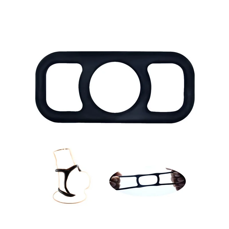 Силиконовое кольцо на пенис с задержкой времени член шар мошонку бондаж товары