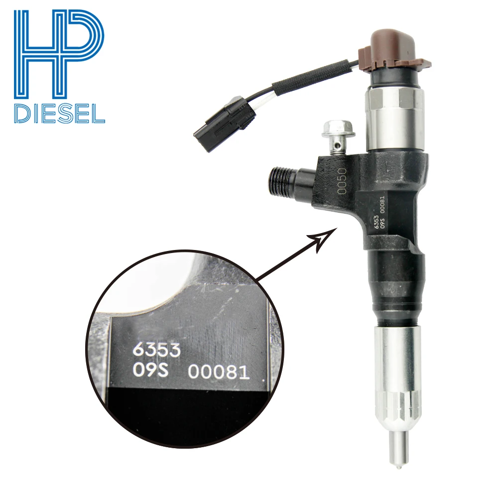 Лучшая цена common rail дизельный инжектор 095000-6353 для Denso костюм сопла DLLLA155P848