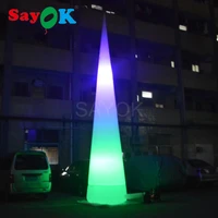 customized advertising led coneled light traffic cone led cone inflatable for sale