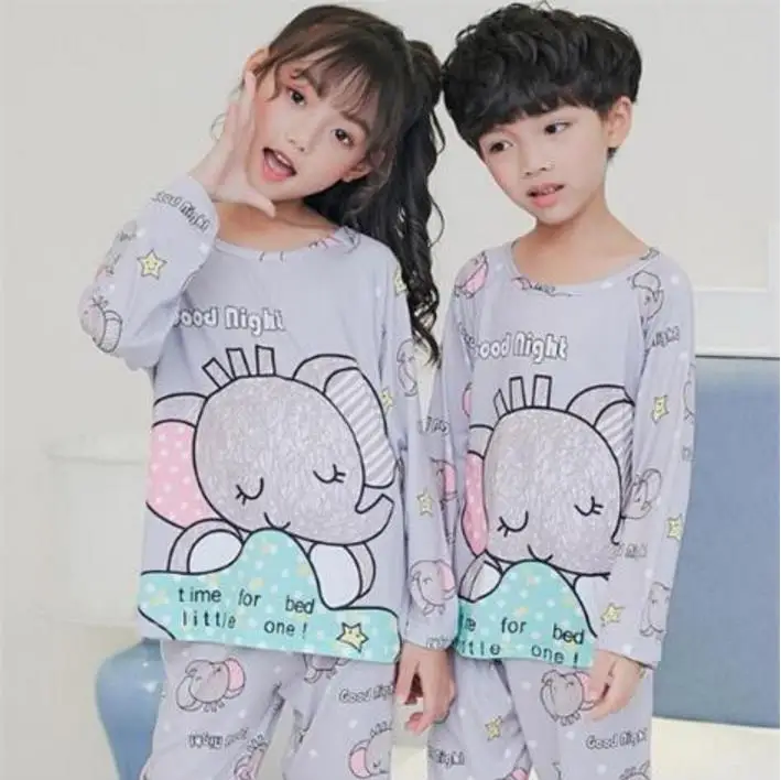 style 1 Детский комплект с длинными рукавами; модная Пижама; одежда для сна; детский подарок на день; детская пижама для отдыха с героями мультфильмов; милые пижамы для девочек - Цвет: style 1