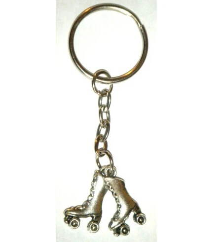 20 шт винтажные Серебристые кулоны для роликовых коньков сапоги брелок ключей