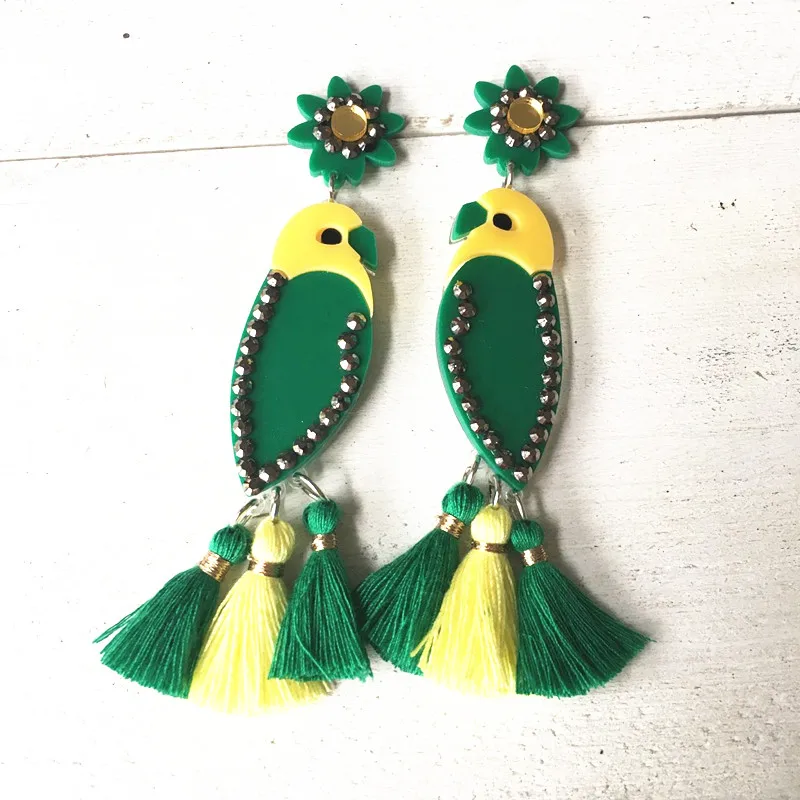 Женские серьги в форме птицы 2020|exaggerated earrings|acrylic earringsexquisite earring |