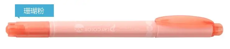 Tombow WS-PD двухконцевая водная цветная маркерная ручка Круглый кончик играть цвет 12 цветов точка Япония - Цвет: Coral Pink