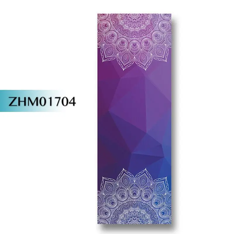 ZHUOHE Bikram коврик для йоги полотенце нескользящее одеяло с мандалой путешествий