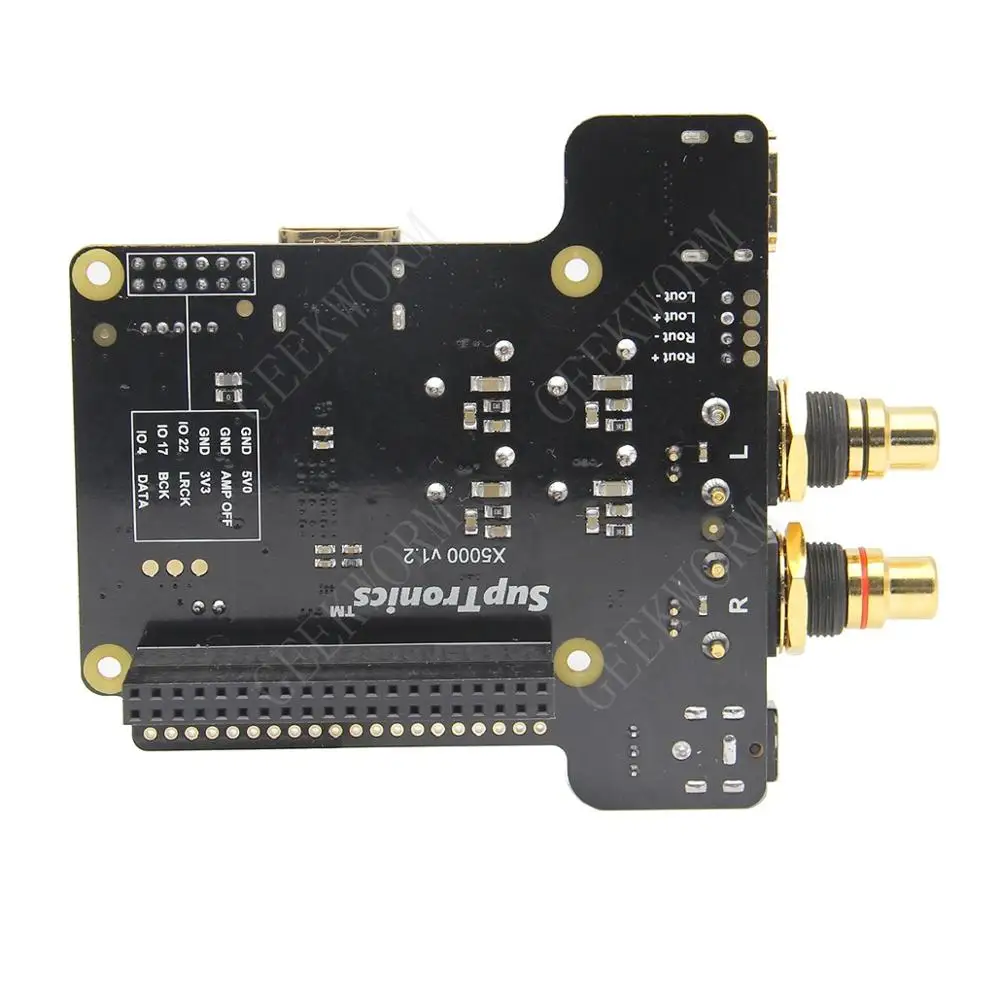 Плата расширения Raspberry Pi 3 B + ESS Sabre HIFI DAC звуковая карта X5000 аудио модуль для Model Plus /