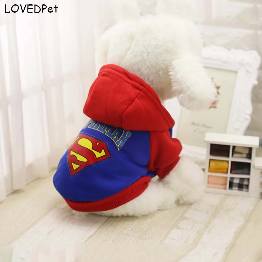 Теплая одежда для той терьера чихуахуа Померанская собака свитер с капюшоном