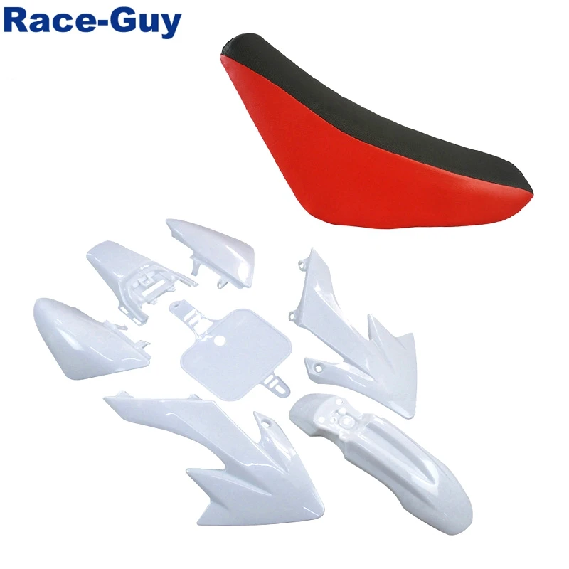Набор пластиковых обтекателей + Высокопрочное сиденье из пенопласта для Honda CRF50
