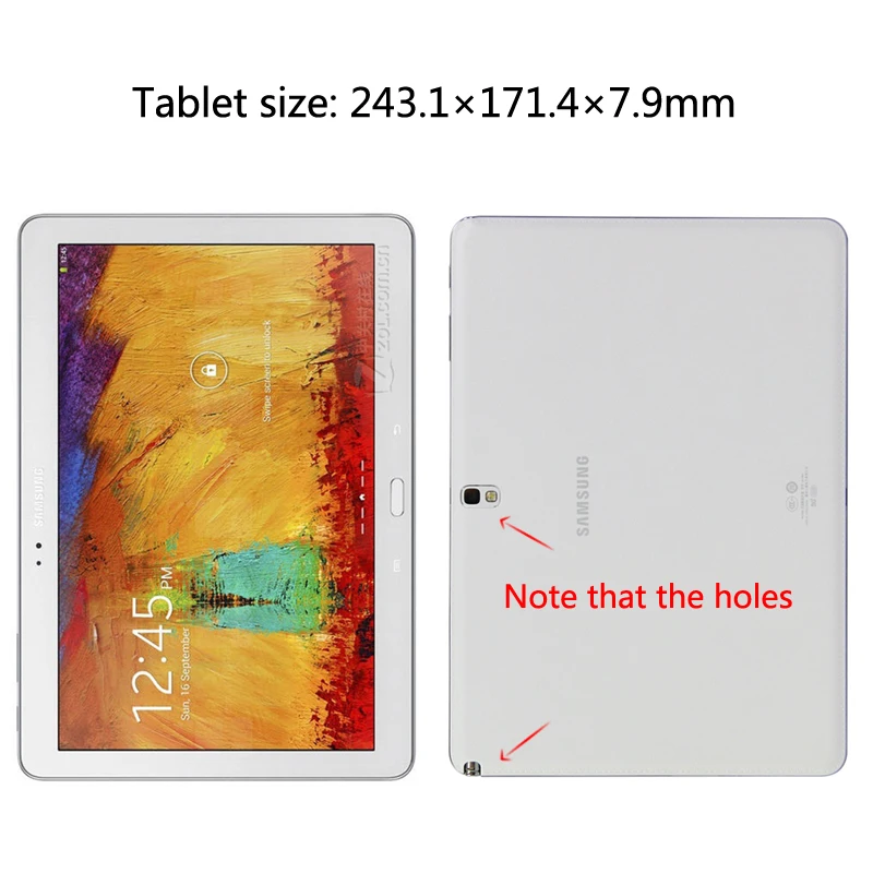 Bluetooth клавиатура + PU кожаный защитный умный чехол для Samsung Galaxy Note 10 1 2014 Edition P600 P601 P605