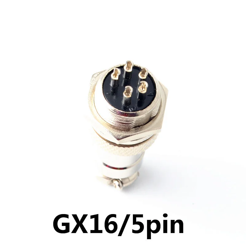 1 комплект GX16 5Pin 5 P 16 мм Мужской и Женский провода Панель разъем круговой авиации