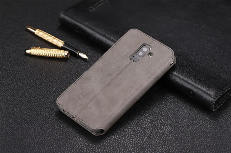 Для samsung Galaxy A30 A40 A50 A60 A70 A80 A90 чехол Роскошный кожаный кошелек с отделением для карт, на магните откидная крышка для телефонов A20 edge