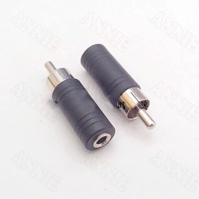 Аудиоразъем 100 шт./лот гнездо 3 5 к гнезду AV штекер RCA разъему | Обустройство дома