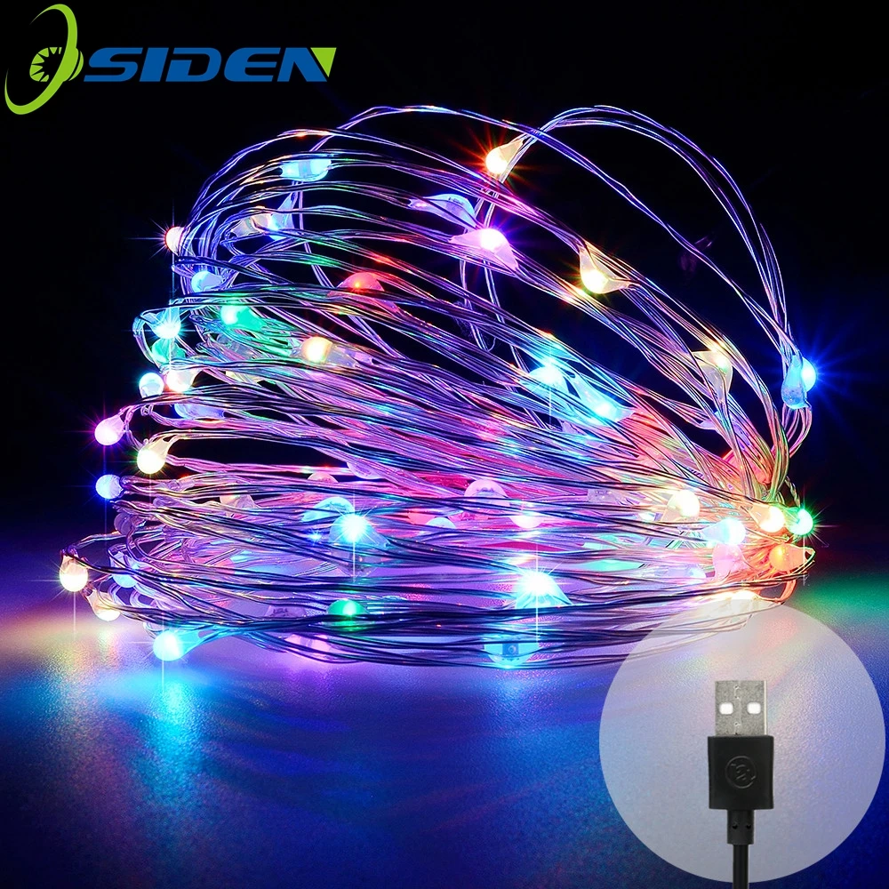 Светодиодная гирлянда 5 в пост. Тока USB 10 м 33 фута 50 светодиодов|led lighting outdoor lighting|party