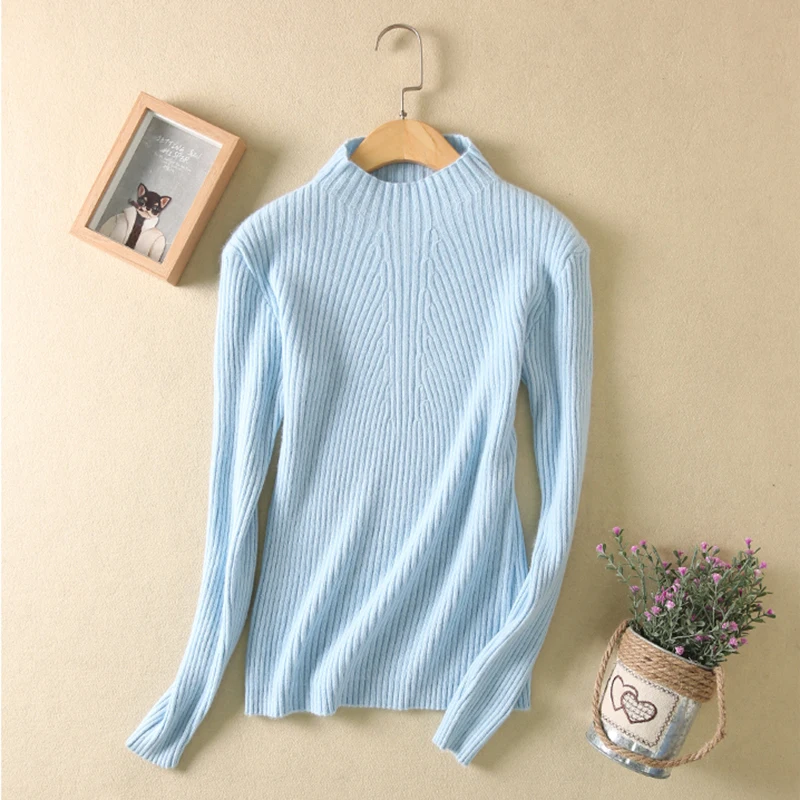 HZYRMY весна и осень новые женские кашемировые свитера модные облегающие