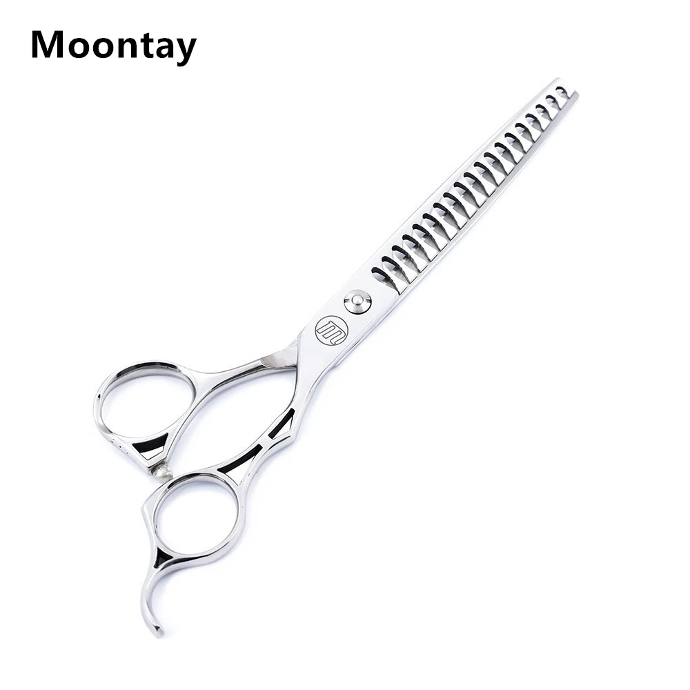 Профессиональные Серебристые Японские Стальные Ножницы Moontay 7 0 дюйма 440C для