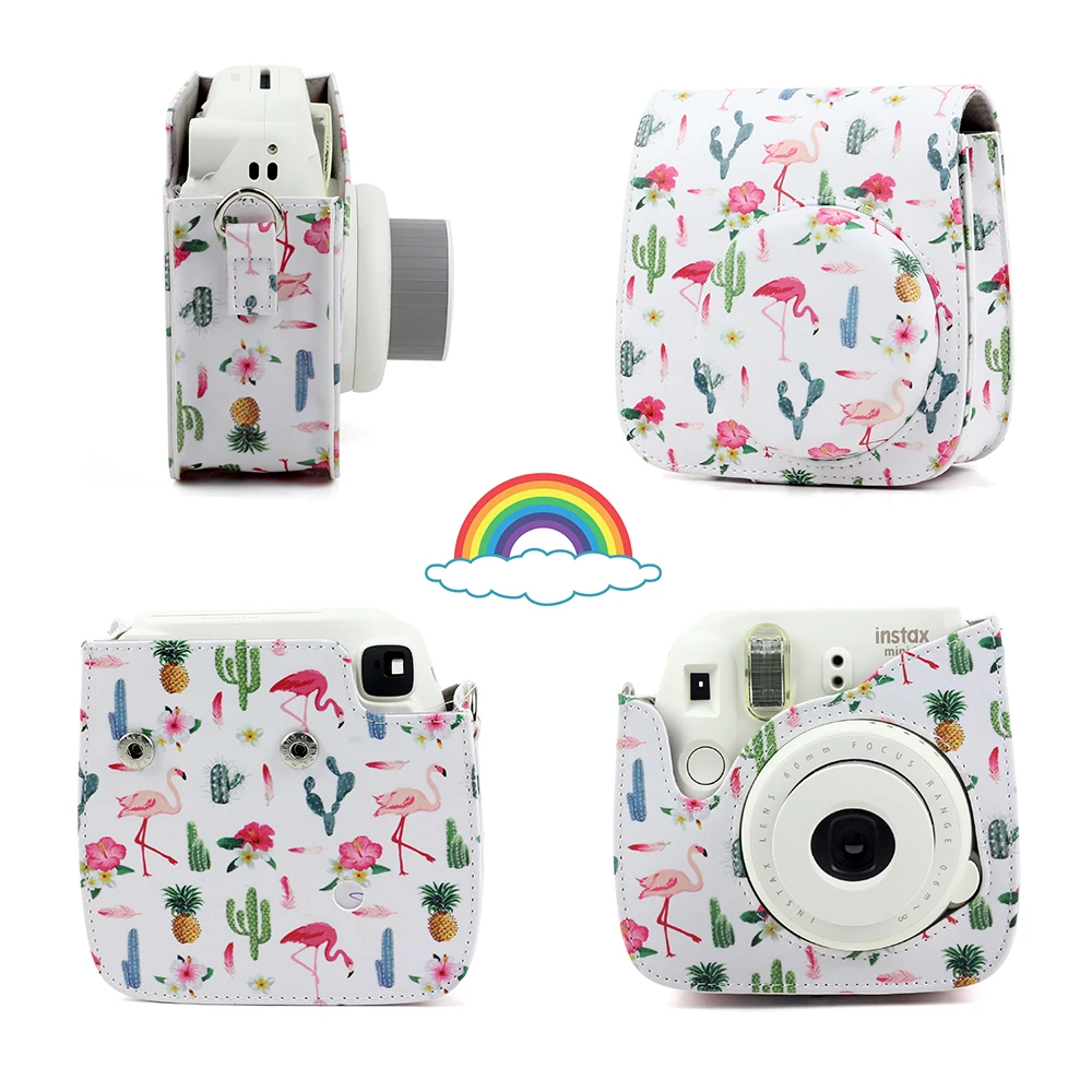 Fujifilm Instax миниатюрная сумка под камеру CasePU кожаный чехол с плечевым ремнем для Instax Mini 9 Mini 8 8+ камеры мгновенной пленки