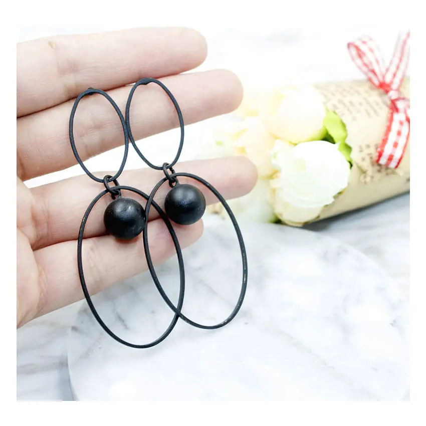 Мода женский Ювелирные Изделия 2017 ZHONGLV Мотаться Серьги Дешевые Свадебные Чешские