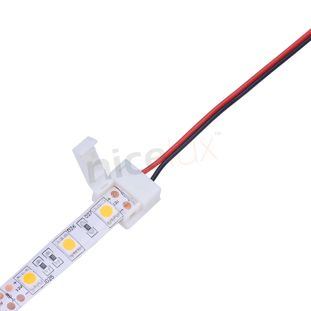 5 шт. 2 контактный 4 разъем для светодиодной ленты SMD 8 мм 10 3528 5050 RGB одноцветная IP65/54