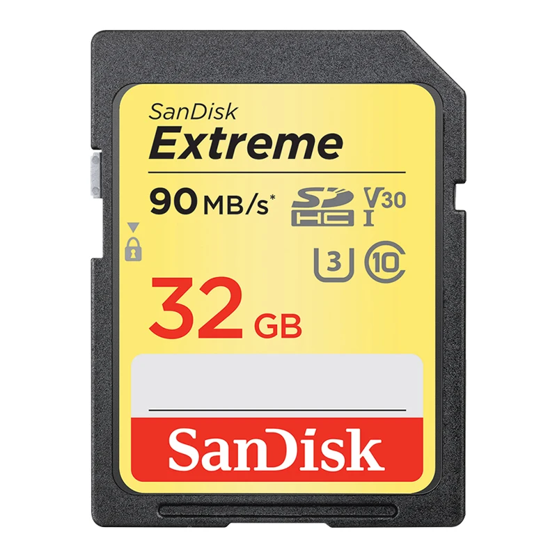 Карта памяти SanDisk Extreme SD карта 8 Гб оперативной 16 встроенной 32 64 128 ГБ 256 SDHC/SDXC класса
