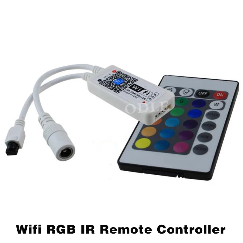 16 миллионов цветов Wifi RGB/RGBW светодиодный контроллер смартфон управление музыкой