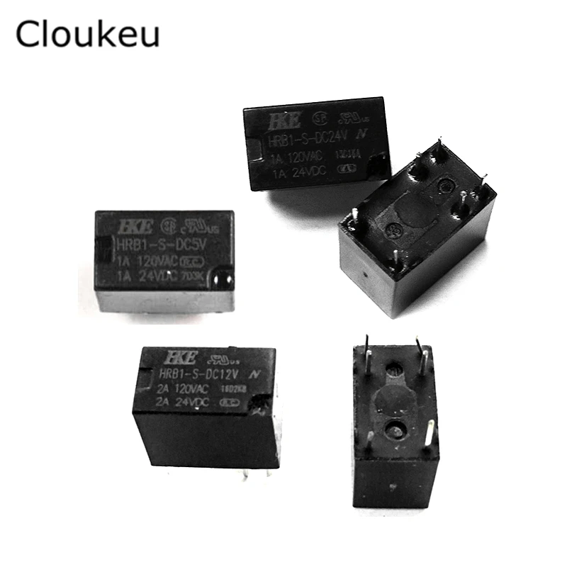 

100Pcs Relay DIP6 HRB1-S- DC5V DC12V DC24V 2A 5V 12V 24V