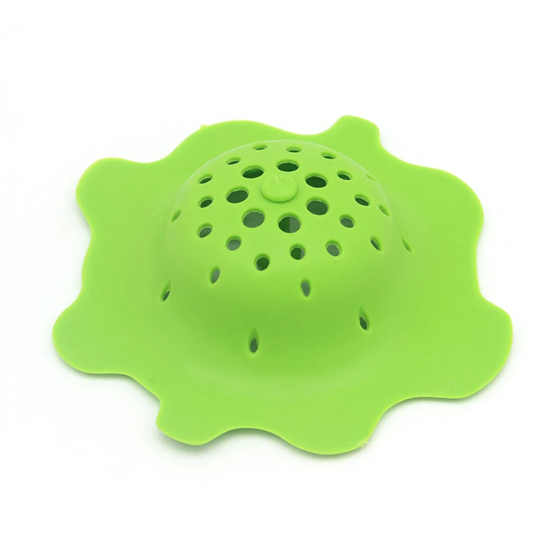 Круглый Слив для пола пробка фильтр воды Ловца волос кухни силиконовая раковина