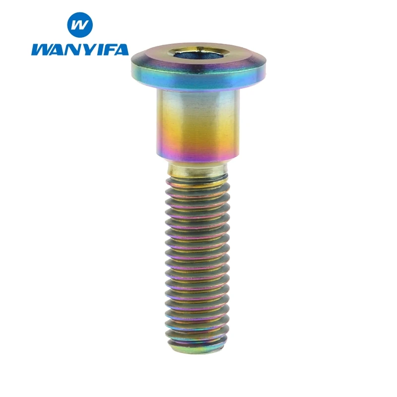 Rainbow M8X33 Wanyifa Винт С Титановым болтом M8x20 22 33 мм для мотоцикла Yamaha дисковый тормоз - Цвет: Rainbow M8X33