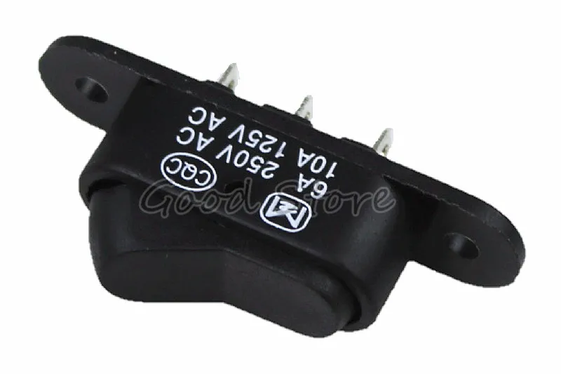 1 шт. KCD7 102 6A 250 В 10A 125 переменного тока кулисный переключатель 3 контакта кнопочный
