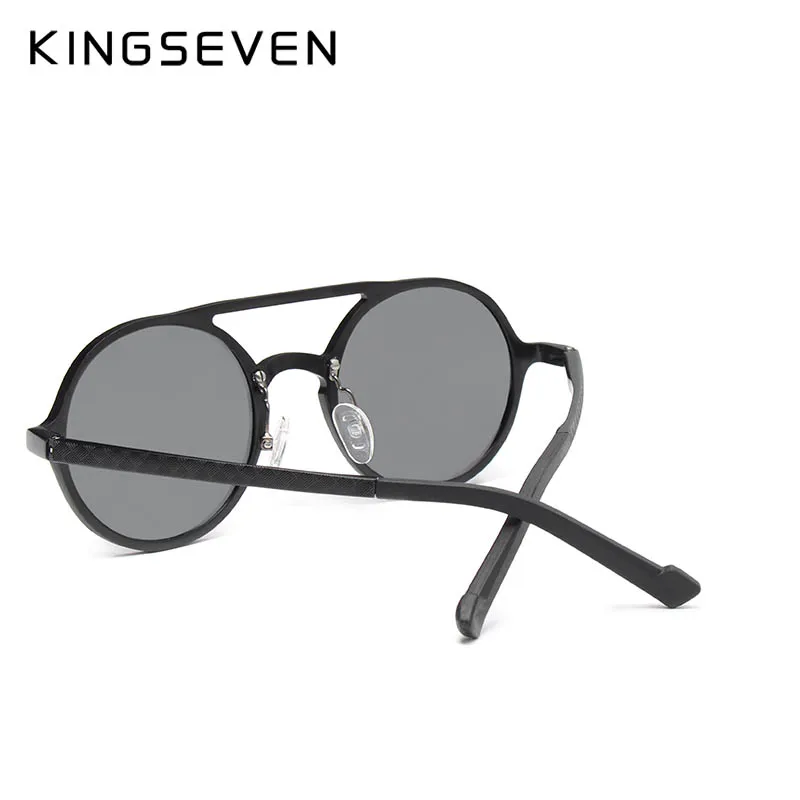 Очки солнцезащитные унисекс KINGSEVEN винтажные алюминиевые Поляризационные