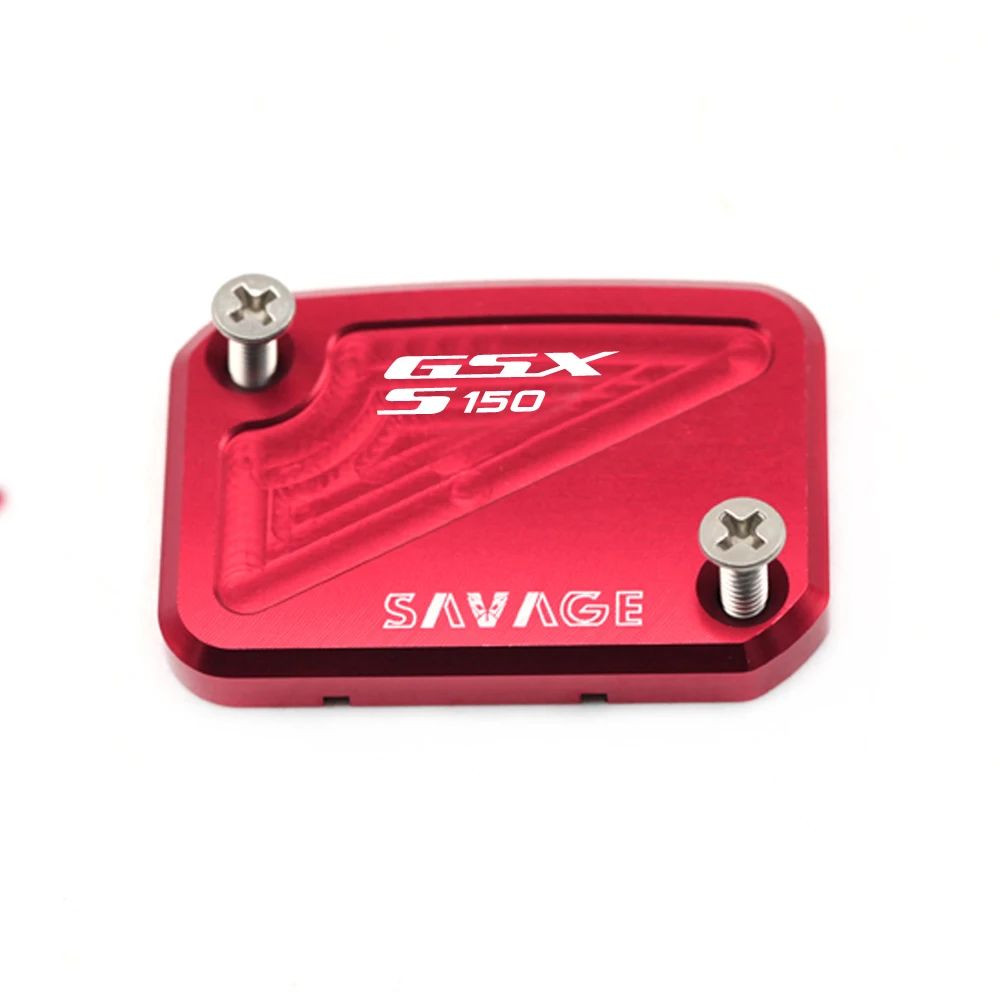 

For SUZUKI GSX-S 150 GSXS150 GSXS 2017 2018 Motorcycle Aluminum Front Brake Fluid Reservoir Cover Cap With Logo