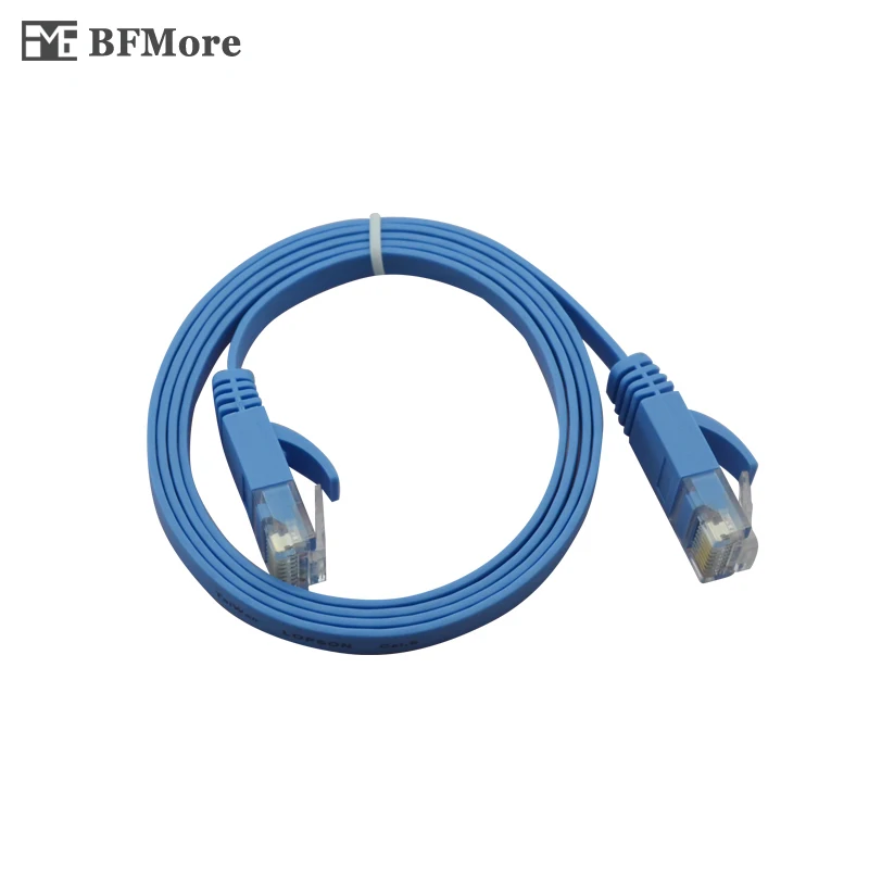 BFMore 5 м/10 м/20 м/30 м CAT6 плоский UTP Ethernet сетевой кабель RJ45 патч LAN шнур для ip