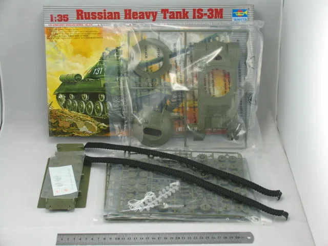 1:35 СССР Сталин IS-3M тяжелый танк собранная модель колесницы Второй мировой войны Сделай Сам пластиковая игрушка