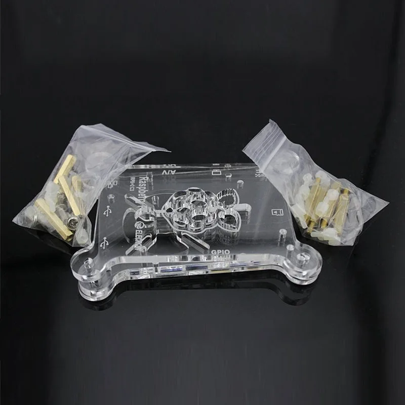 Комплект акриловых кронштейнов Elecrow для Raspberry Pi 4 Model B 3B + акриловый чехол