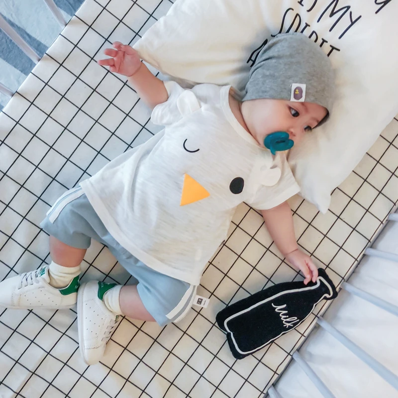 Lemonmiyu/Детские короткие футболки с героями мультфильмов модные летние топы